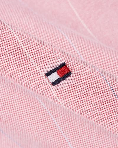 Image of Tommy Hilfiger Men's Long Sleeve Oxford Shirts in Regular Fit, Men's Button Down Shirts, Also Available in Big and Tall