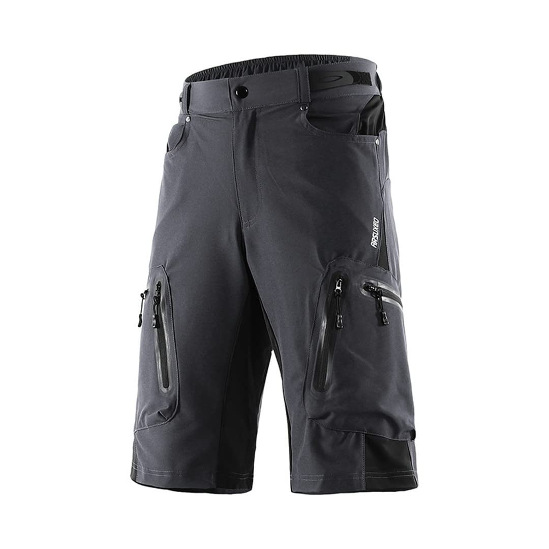 Suwequest Herren Radsportshorts elastische MTB Shorts Mountain Bike Outdoor Mountainbike Shorts Wanderradhosen