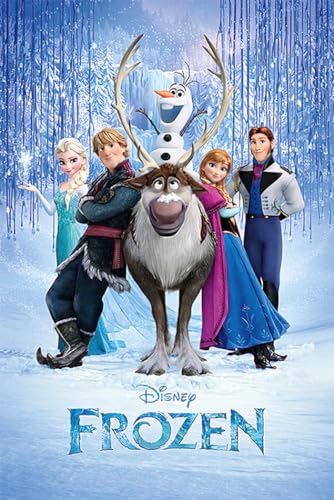 Close Up Poster Frozen La Reine des neiges Personnages (61cm x 91,5cm)