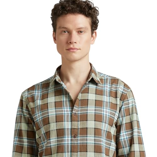 Image of Pepe Jeans Men's Regular Fit Full Sleeve Checkered Cotton Casual Shirt | Check Shirt for Man | Smart & Stylish | Multiple Styles | Mens Casual Shirts