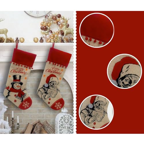 Chaussette de Noël résistante intérieur extérieur suspendre