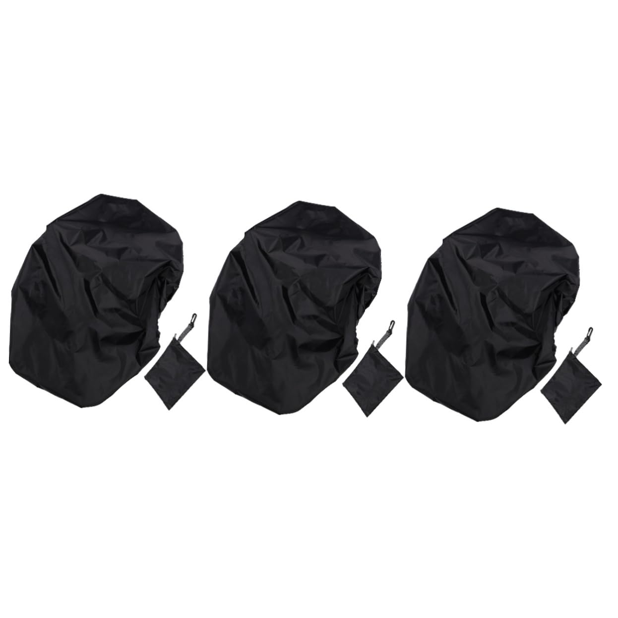 VANZACK 4 Juegos De Mochila Cubierta De Lluvia Cubierta De Bicicleta Cubierta De Lluvia Al Aire para Mochila Bolsas De Almacenamiento para Viajes Hebilla En La Cubierta De La