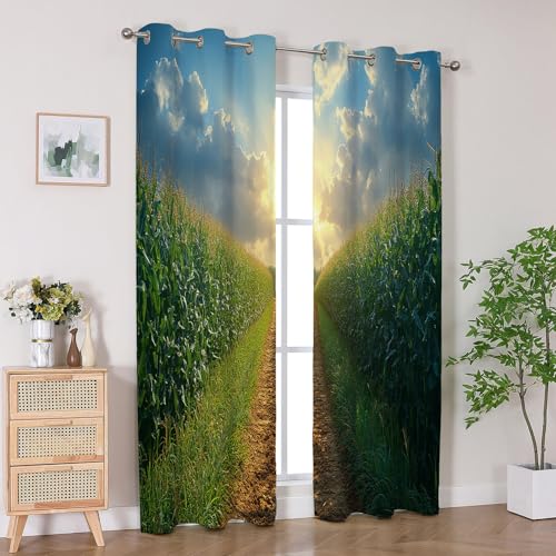 Rideaux décoratifs doux style rustique et opaque pour grand vitrage - 3