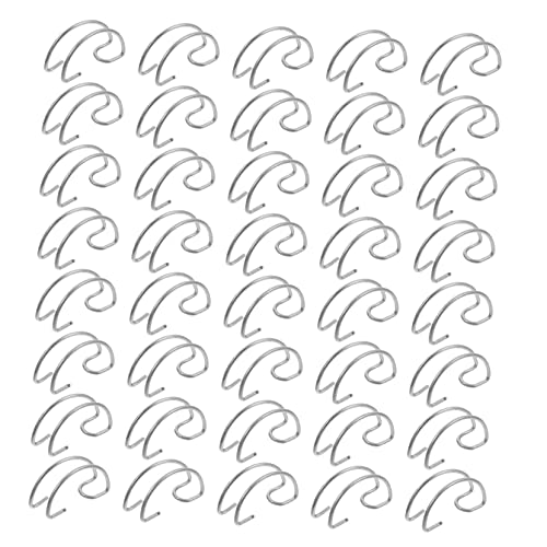 Garneck 40pcs S-Shape Door Hooks Heavy Duty Hooks for Chicken Cage Pigeon Cage Multifunctional Hanger