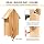 Product Summary: MIXXIDEA Bat House Bat Box Double Chamber Outdoor House Nursery Bat Shelter Habitatbig bat Box Handcrafted from Cedar Wood Easy for Bats to Land and Roost Weather Resistant & Ready to Install（Brown - 2