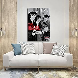 Poster sur toile The Beatles Invasion – Décoration de chambre à coucher – Paysage sportif – Décoration de bureau – Cadre… - Les Beatles, Paul McCartney, John Lennon, RIngo Starr, George Harrison Poster sur toile The Beatles Invasion - Décoration de chambre à coucher - Paysage sportif - Décoration de bureau - Cadre… – Image 5