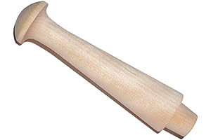Jumbo Extra Large Shaker Pegs - Unfinished Hardwood Wood Pegs Perfect for Hanging or Woodworking