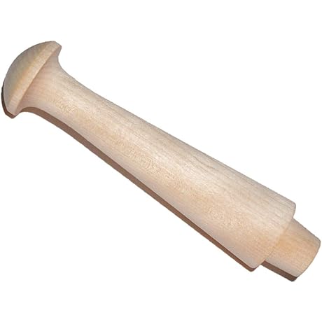 Jumbo Extra Large Shaker Pegs - Unfinished Hardwood Wood Pegs Perfect for Hanging or Woodworking
