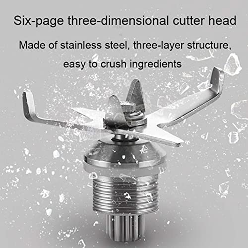Ice Crusher mit Full Sound Enclosure Shield, Hochgeschwindigkeits-Arbeitsplattenmixer für Zuhause und Gewerbe, 6… – Bild 6