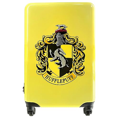 HARRY POTTER Luggage Carry On Hardshell Rolling Luggage Suitcase with Spinner Wheels Travel Bag Gifts Merchandise Travel Stuff - Hufflepuff