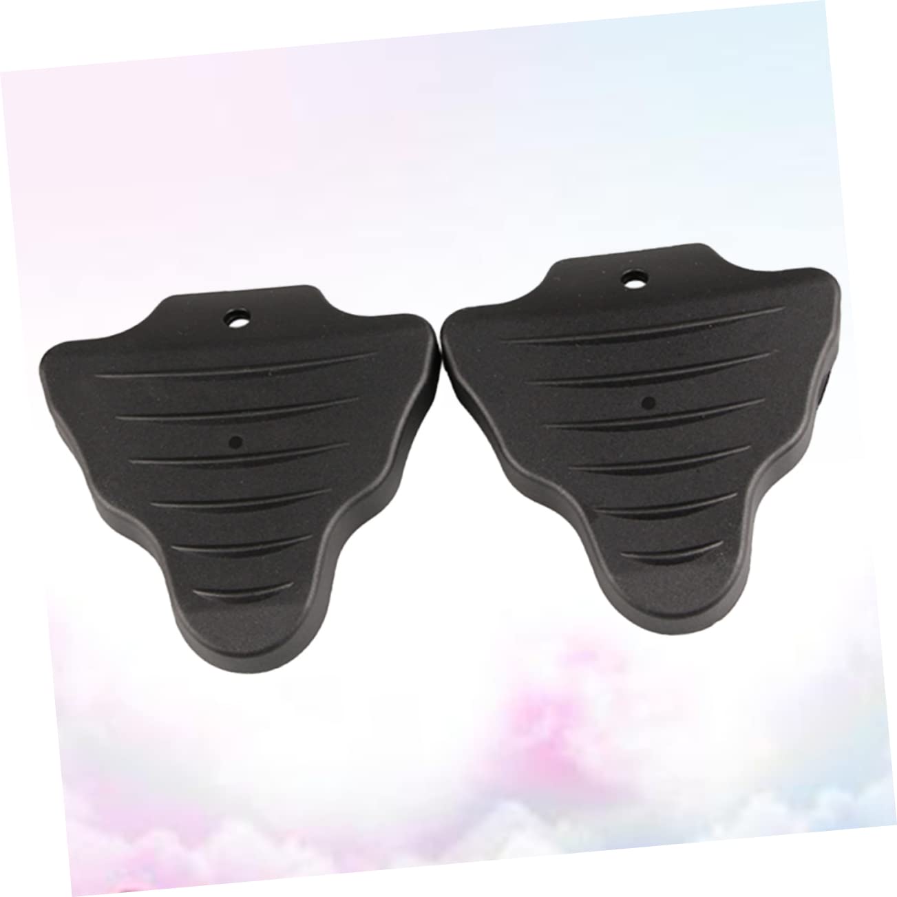 INOOMP 3 Paia Manicotto della serratura della bicicletta protezione della tacchetta della bici copertura della tacchetta del pedale della bici Accessori per pedali da ciclismo Black