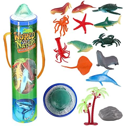 D.A.Y. Republic 12 Piece Sea Life Play Set Cover