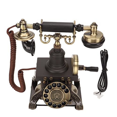 Teléfono retro antiguo sin timbres molestos con volumen ajustable 6