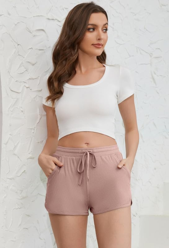 HEARTNICE 3-Pack Women's Soft Lounge Pajama Shorts, Casual Sleepwear for Yoga Gym Running Sleep - Image 2