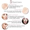 PHOERA 30ml Foundation Liquid Full Coverage 24HR Matte Oil Control Concealer (Nude & Buff Beige) with 6ml Makeup Face Primer & Kabuki Foundation Brush Flat Top