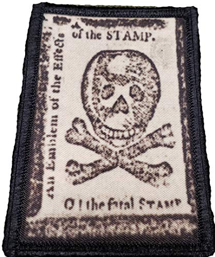 Revolutionary War Patriot Stamp Act Tactical Patch Made in The USA- Patches Perfect for Your Plate Carrier Military Vest, hat, Backpack. Funny Patch by Redheadedtshirts!