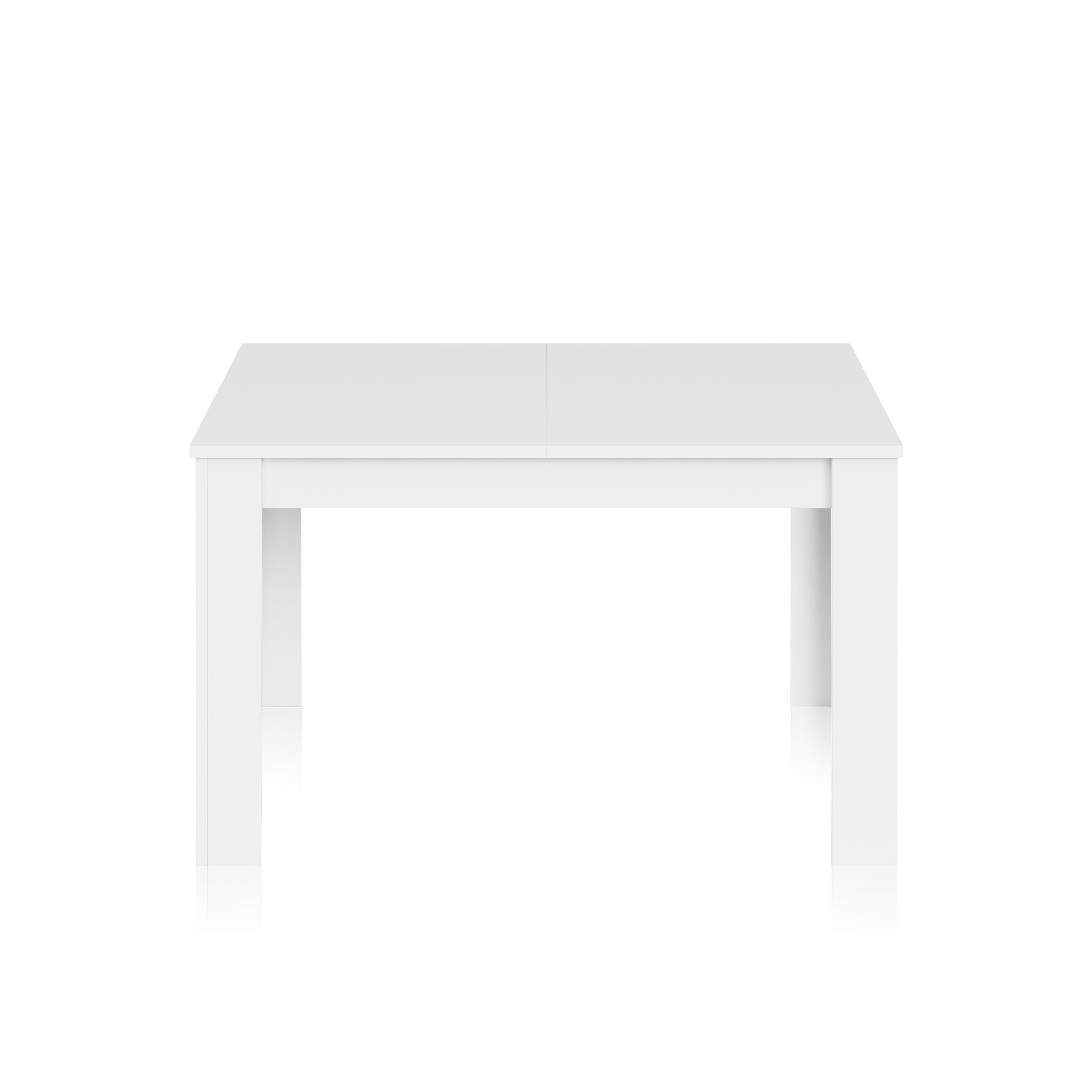 Habitdesign Mesa de Comedor Extensible, Mesa salón o Cocina, Acabado en Color Blanco Artik, Modelo Kendra, Medidas: 140-190 cm (Largo) x 90 cm (Ancho) x 78 cm (Alto)
