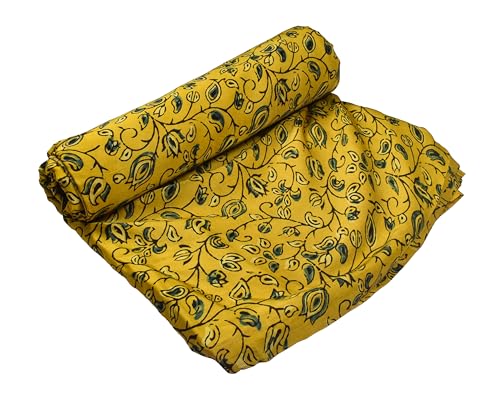 Image of Ethnics of Kutch Womens's Ajrakh Modal Silk Natural Dye Hand Block Print Unstitched Kurta Fabric