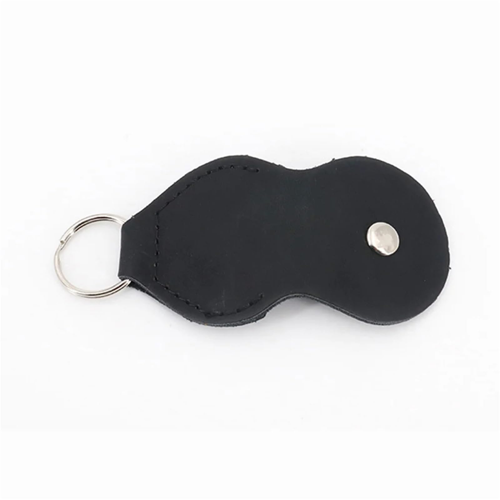 Uchwyt na kostki do gitary, 10 szt. Czarne etui na plektron z PU, 7x5x0,3 cm, mieści wiele kostek