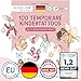 Produktbild Papierdrachen 100 besonders hautfreundliche Kindertattoos - Tattoos Fabelwesen und Märchen - für Kinder - als Geburtstagsmitgebsel oder Geschenkidee - 100% vegan & geprüft