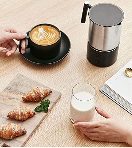 WGLL Leche Frother, Leche Eléctrica Vaporizador Acero Inoxidable, Leche Cálida Automática y Leche Frío Calentador Para… - Imagen 4