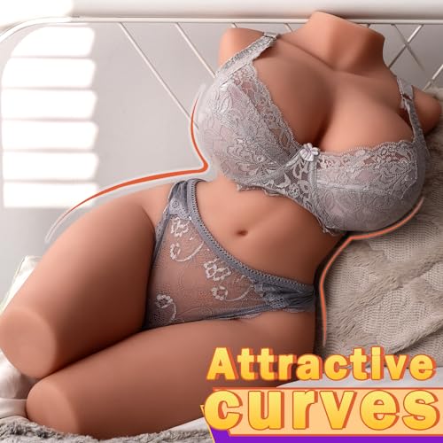 37LB Sex Doll Torso Sex Toy for Men, Life Size Sex Doll Realistic Male Masturbator with Big Boobs Big Butt Pussy Ass for Vagina Anal Breast Sex, Sexy Female Sex Dolls Built-in Skeleton : Health & Household