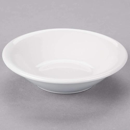 Miniatura 9 de Restaurant Value, borde estrecho de gres (taza de caldo de 7.25 onzas, blanco brillante)