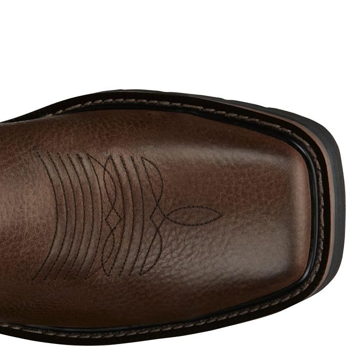 Justin Driller 11" Square Steel Toe Men's Boot, Durable Leather, Slip-Resistant, Comfort Cushioned Insole for Work Safety4