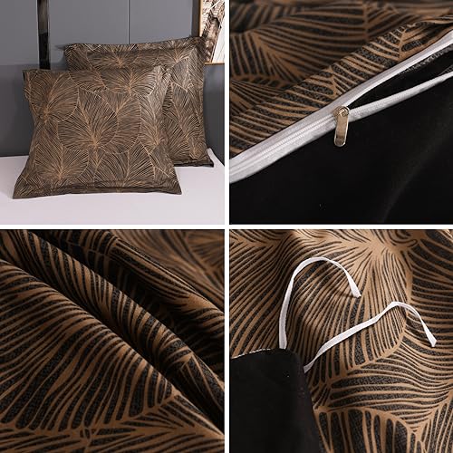 Parure de Lit 230x260 Botanique Chic Microfibre de Qualité Supérieure TT Global