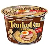 Nongshim Black Garlic Premium Tonkotusu Kuromayu Noodle Ramen Soup 2 package of 6pk (Total 12)