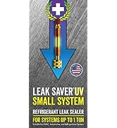 Leak Saver Direct Inject Small System with UV Dye - Refrigerant Leak Sealer - Detects Large Leaks...
