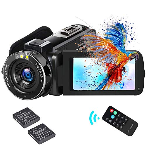 Video Camera Camcorder ifmeyasi 2020 Upgraded FHD 1080P 30MP Vlogging Camera For YouTube 18X Digital Zoom 3.0
