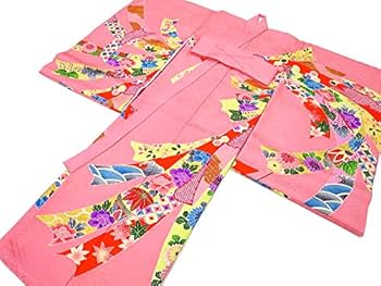 お宮参り　女の子　着物　女児祝着　正絹　のしめ　初着　産着　新品　ピンク jrub-6707_01.jpg