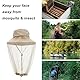 Filhome 2 PCS Imkerhut Moskito Kopfnetz Hut Anti-Moskito Sonnenhut Fischerhut mit Mückennetz Damen Herren für Outdoor Gartenarbeit Dschungel Angeln