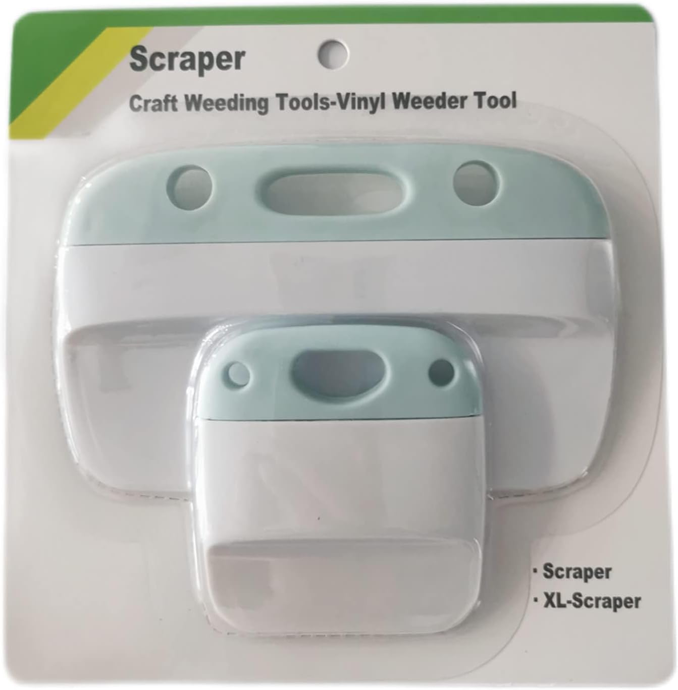 2PC Scraper,XL Scraper,Craft Weeding Tools-Vinyl Weeder Basic Tool,Mint