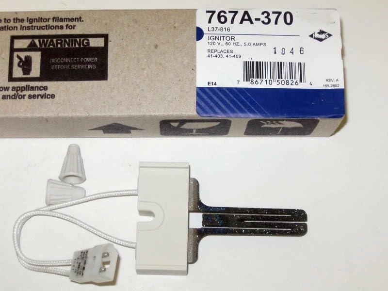 767A-370 Furnace Ignitor replacement for Carrier LH33ZS004 LH33ZS001 LH33ZS002 LH33ZS001A LH33ZS003 20015201 1380672 1380680 1380654 B138196P01 IGN26 IGN30 Replacement parts for stove igniter