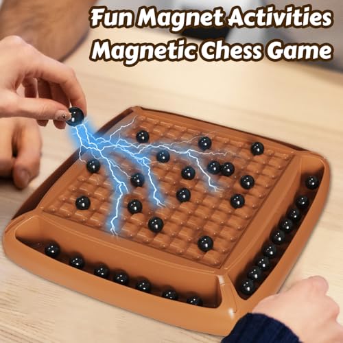 Image of Magnet Game, Family Games for Kids and Adults, Board Games for Kids 8-12, Magnetic Games Ideal for Family and Friend Game Night, 2-4 Players, ChristmasGifts for Grandkids Teen Boys Girls (28pcs)