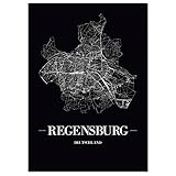 JUNIWORDS Stadtposter - Wähle Deine Stadt - Regensburg - 