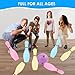 Zloveleexr Light Up Bowling Set, Glow in The Dark Bowling Balls & Pins for Outdoor and Indoor Kids Games Fit Christmas Birthday Party Lawn Yard Carnival Games, Kids Education Motor Skills Toys