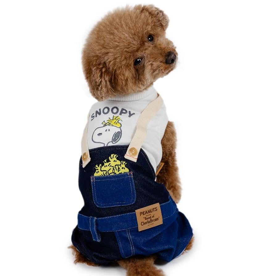 Amazon | ペットパラダイス 犬 服 春 デニム オーバーオール 風