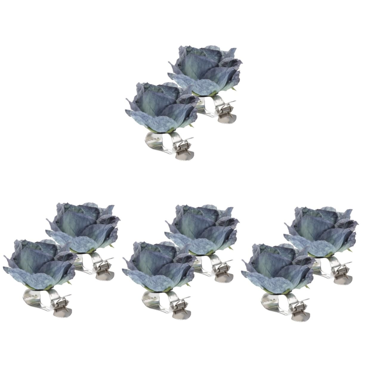 Alipis 8pièces Pince à Rideaux Décorative avec Clips Liens Modernes pour Décoration De Fenêtres Couleur Bleue