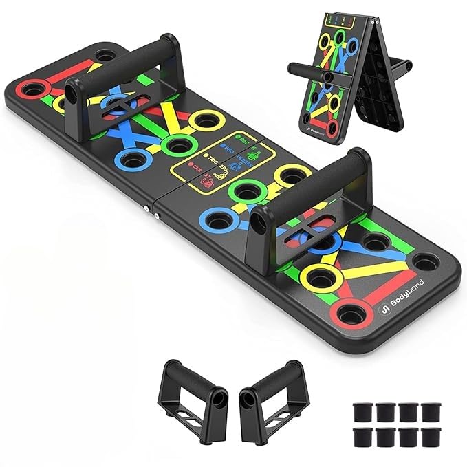 Pushup Board for Men & Women | Adjustable Home Gym Push Up Bar & Stand | Multi-Position Exercise Equipment for Chest, Shoulders & Arms | Fitness Training Pushup Board-image-47