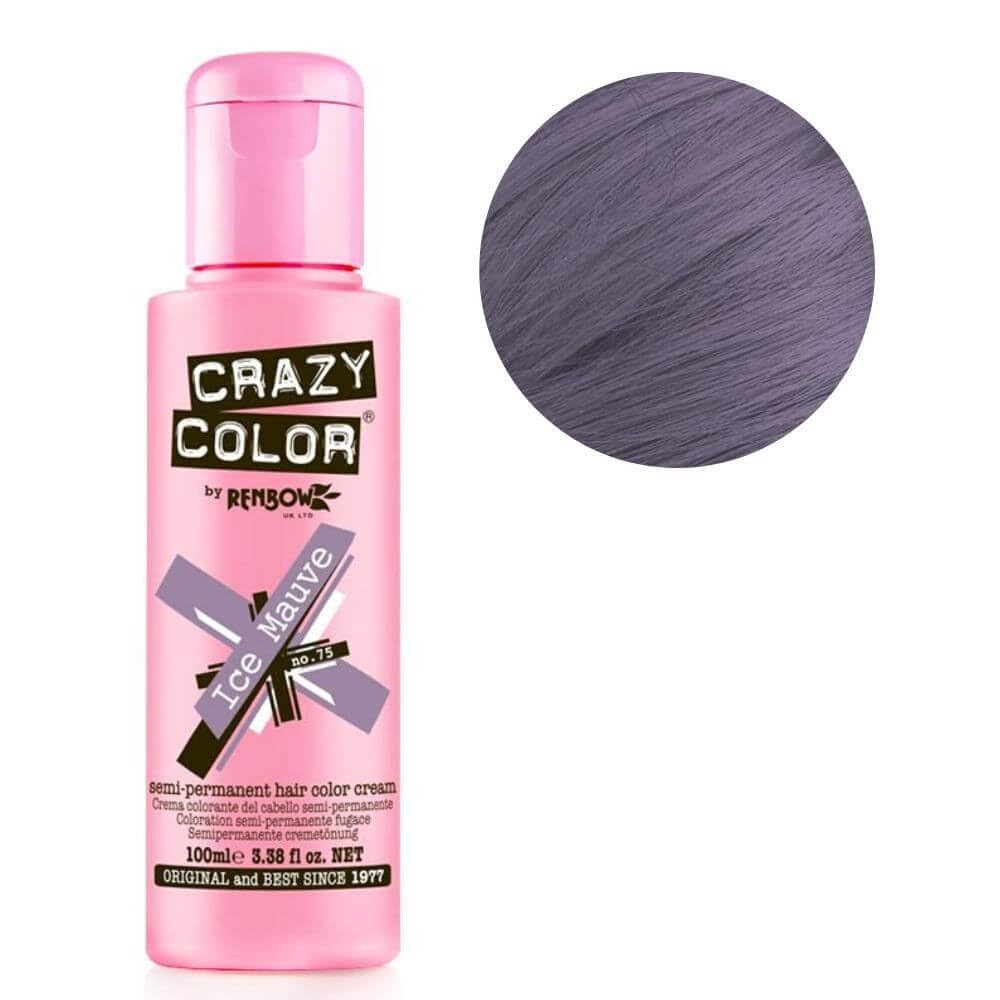 Crazy Color Hair Tint Colour, 100 ml, Ice Mauve