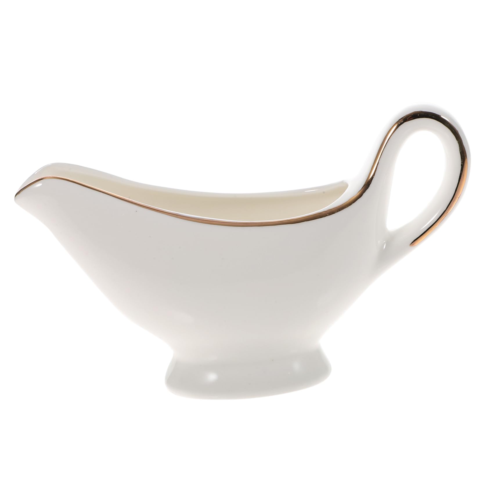 GRIRIW 5oz Ceramic Milk Jug Creamer Sauce Pitcher Rustic Design No Fade Smooth Surface Easy to Use