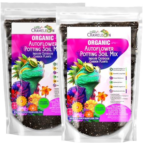 Organic Autoflower Potting Soil Mix – Ready-to-Use Living Soil, No Fer