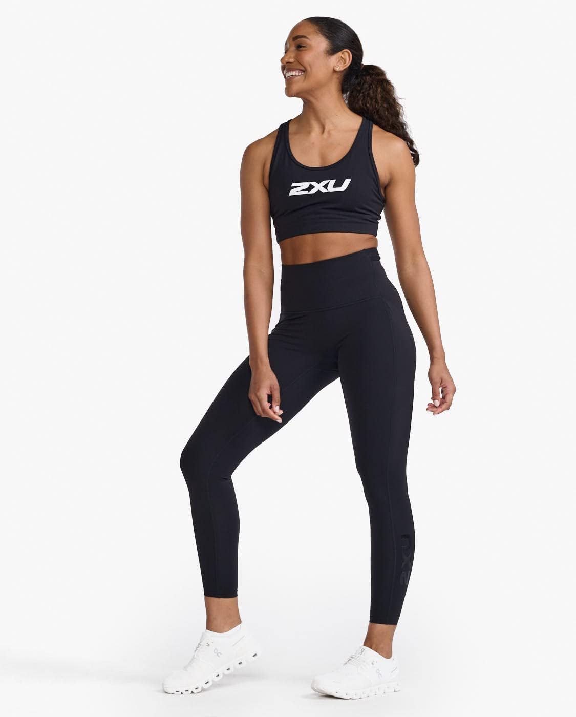 2XU Mallas para mujer Form Stash de talle alto