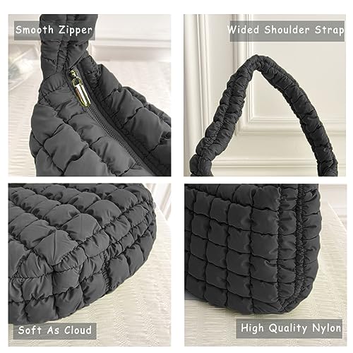 Bolso Tote Pequeño Acolchado para Mujer miniatura 4