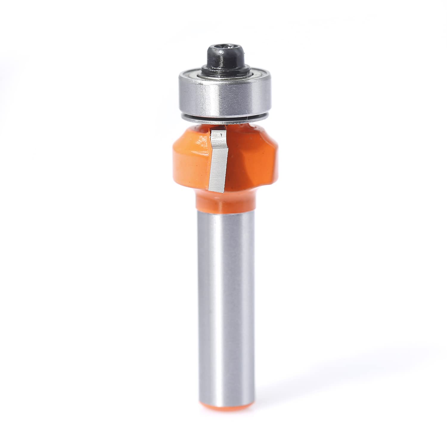 Fraise arrondie de 8 mm, fraise ronde standard rayon 2 mm, fraise arrondie avec roulement à billes, fraise arrondie pour fraise à bord/table de fraisage (tige Ø 8 mm, R2)