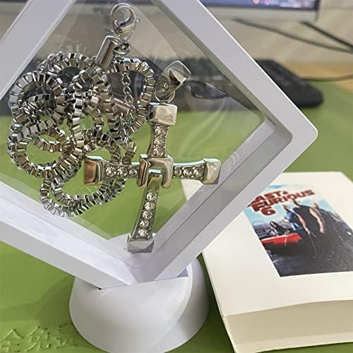 Kashasin Dominic Toretto's Cross Pendant Necklace Titanium Steel Hip-hop Necklaces Gift for Men and Women Furious Movie Fans - Image 3