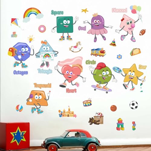 Vinilos Decorativos Educativos Formas para Niños miniatura 1